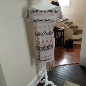 Velvet by Graham & Spencer fringe dress